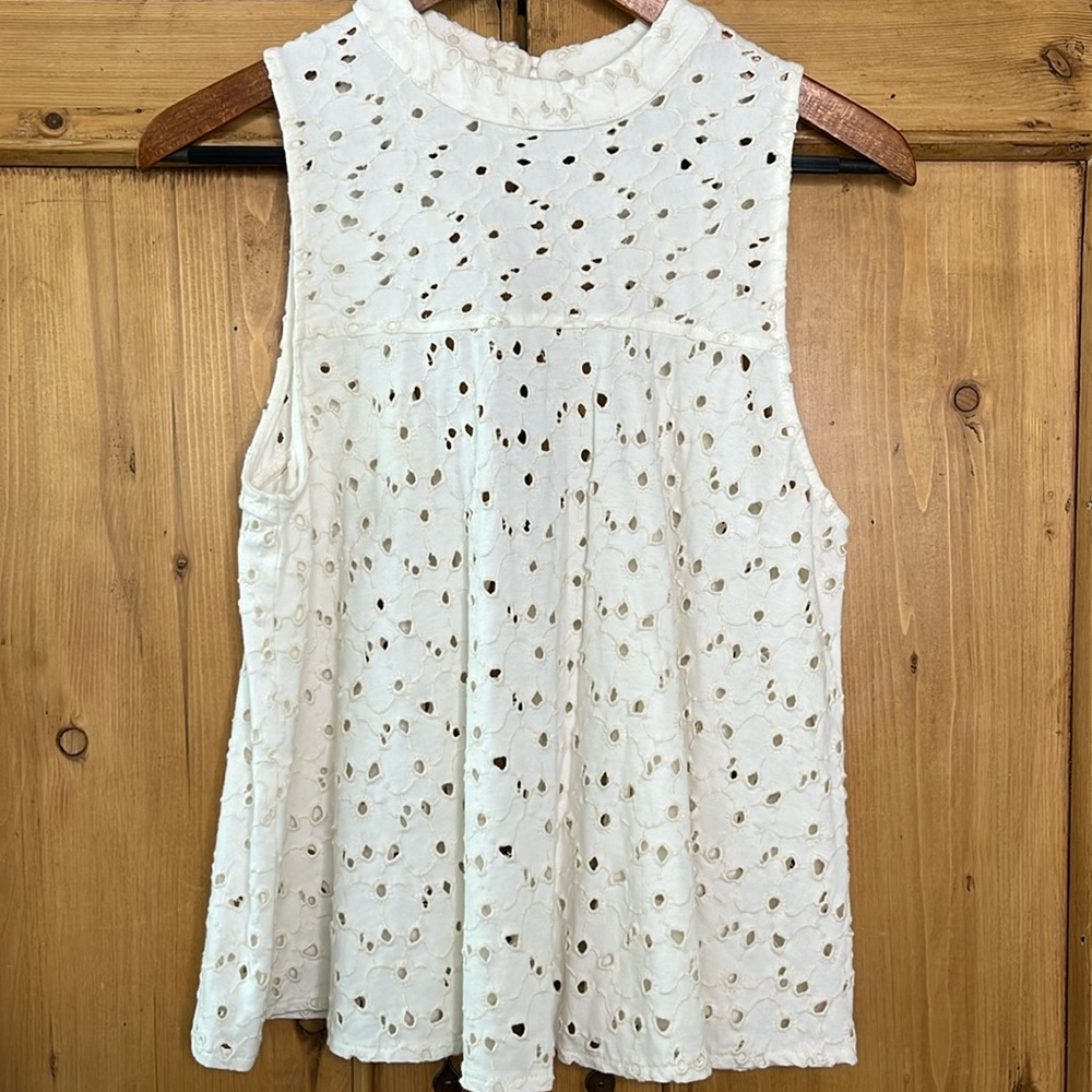 Free People Eyelet Summer Top